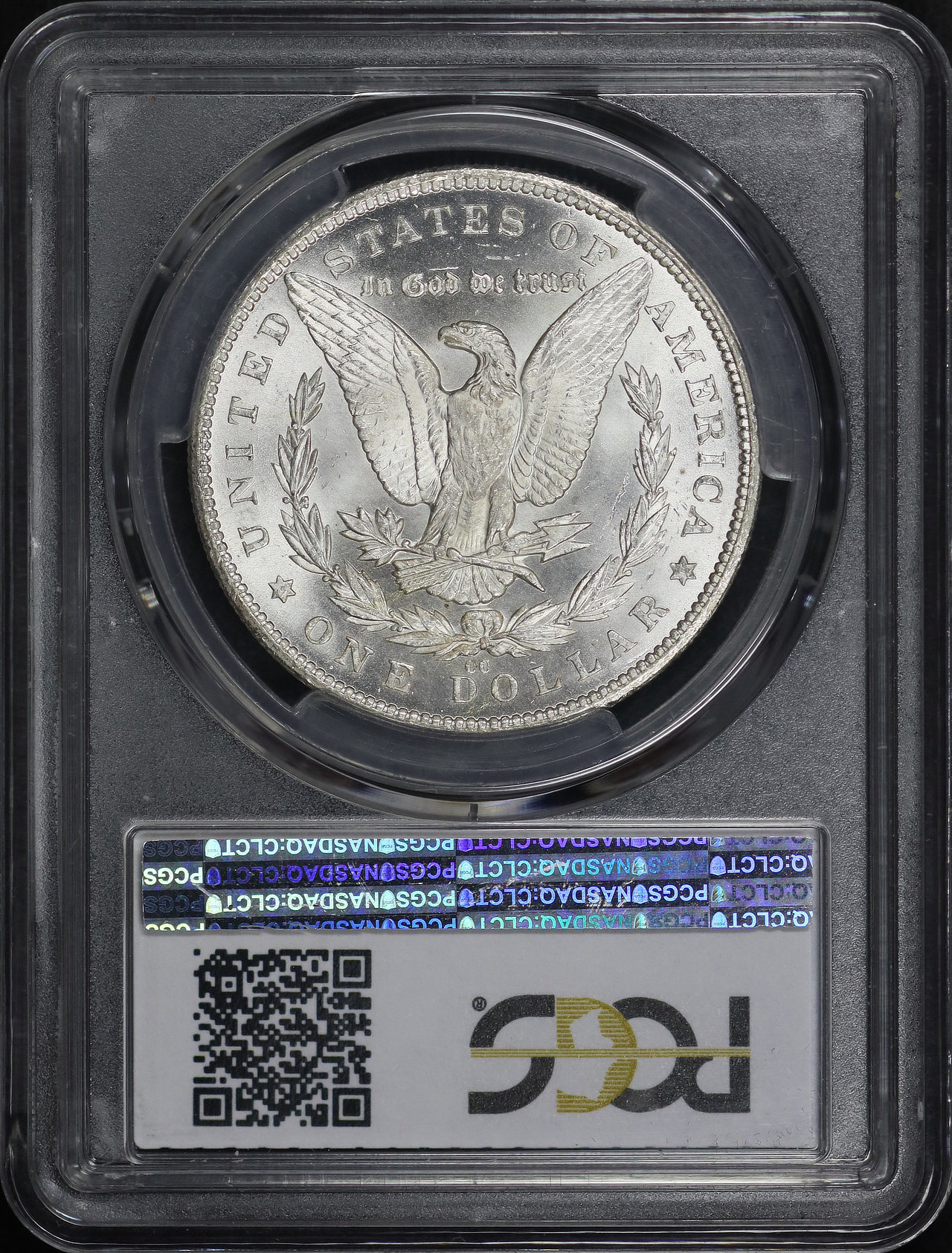 Reverse of this 1879-CC Morgan Dollar PCGS MS-65