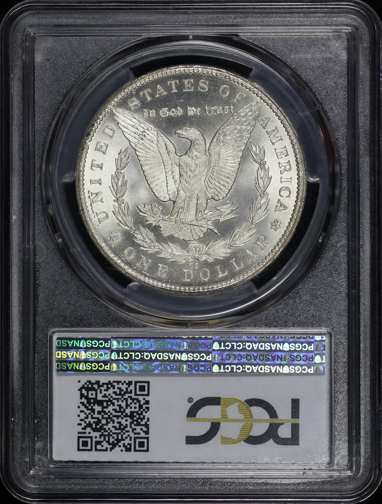 Reverse of this 1879-CC Morgan Dollar PCGS MS-65