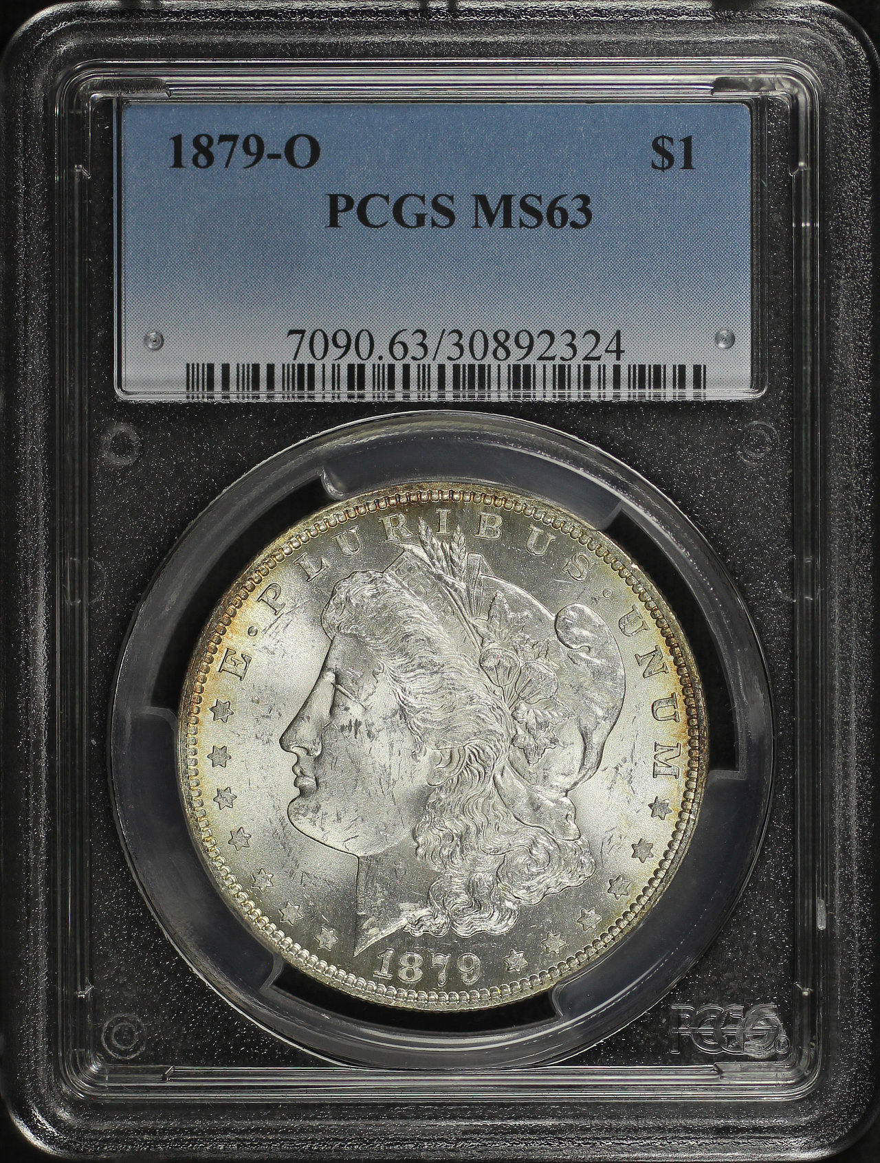 Obverse of this 1879-O Morgan Dollar PCGS MS-63