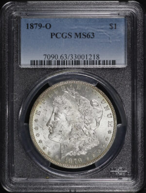 Obverse of this 1879-O Morgan Dollar PCGS MS-63