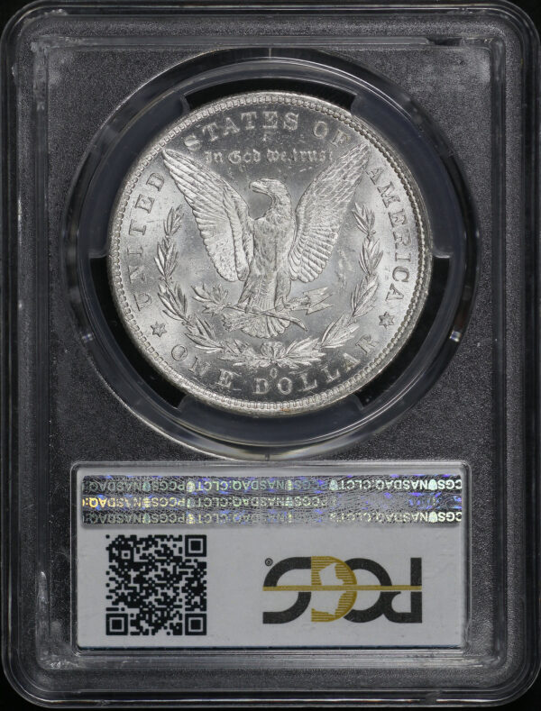 Reverse of this 1879-O Morgan Dollar PCGS MS-63