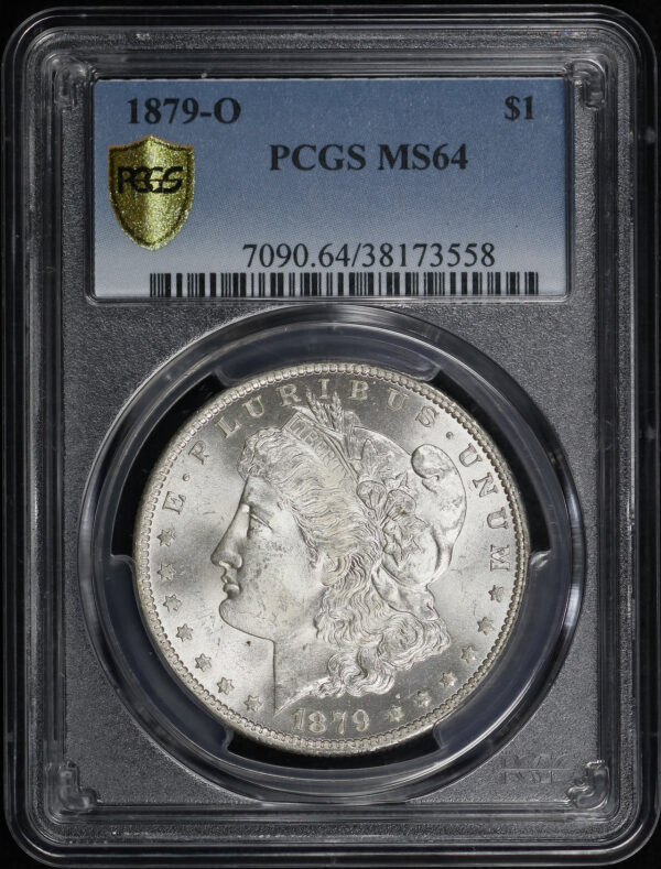 Obverse of this 1879-O Morgan Dollar PCGS MS-64