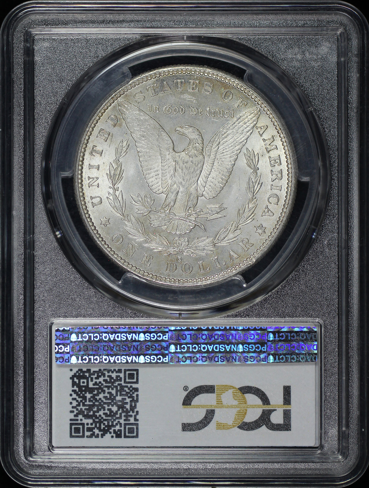 Reverse of this 1879-S Morgan Dollar PCGS MS-63