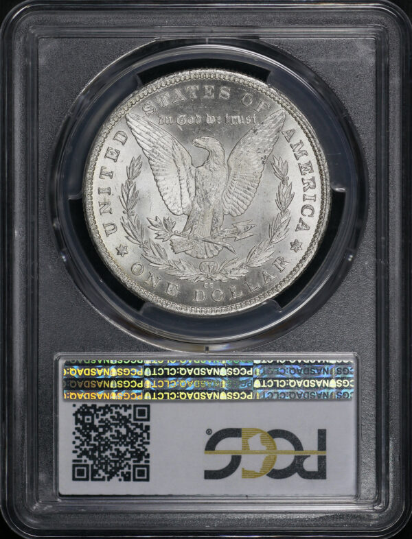 Reverse of this 1880-CC Morgan Dollar PCGS MS-62