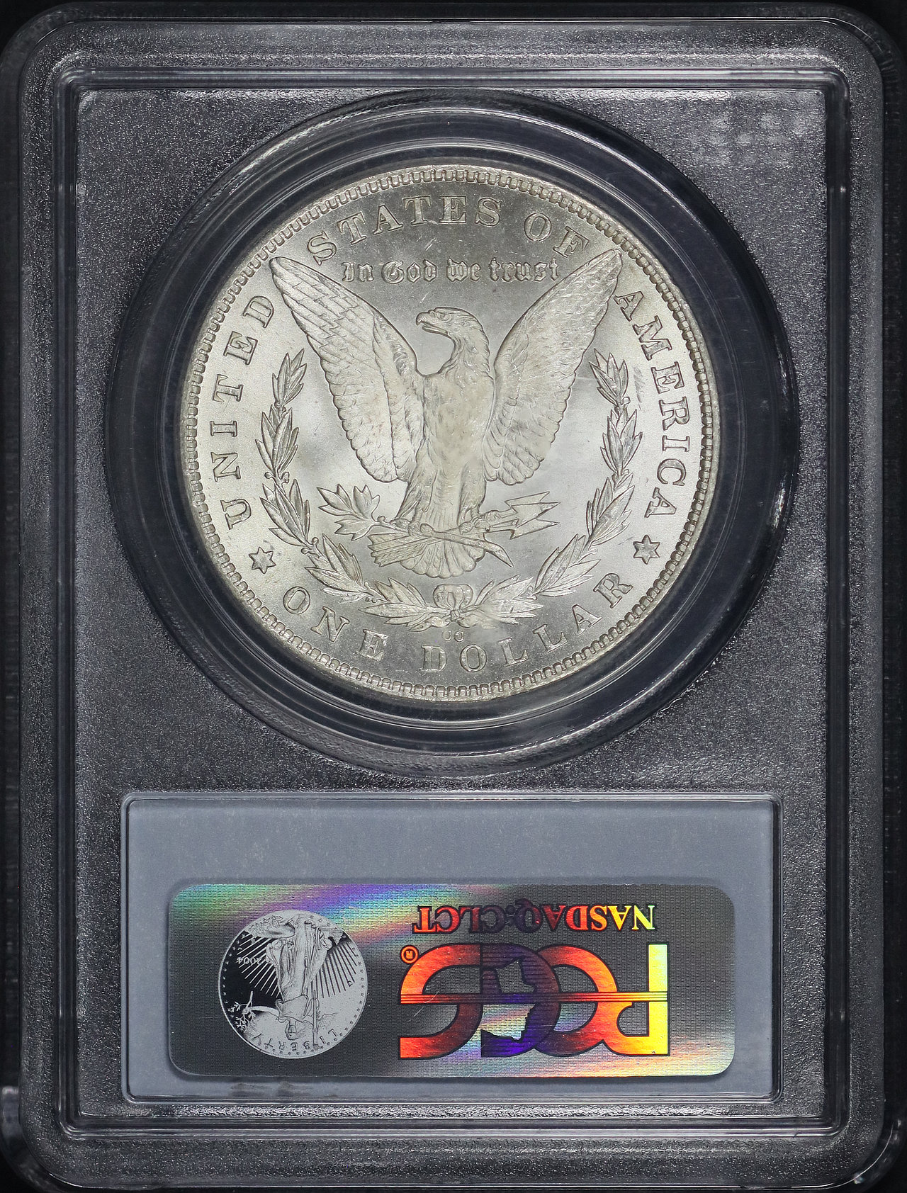 Reverse of this 1880-CC Morgan Dollar PCGS MS-64