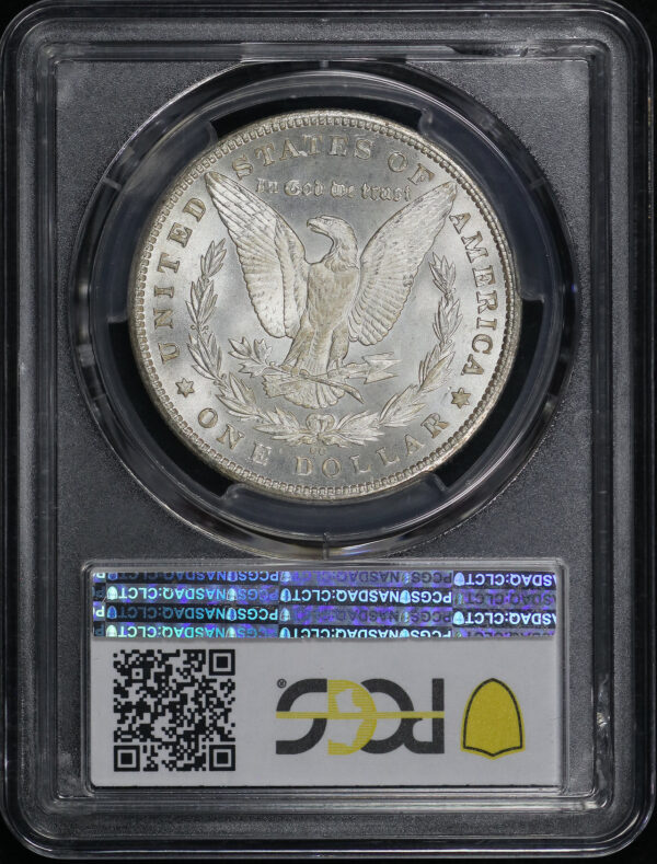 Reverse of this 1880-CC Morgan Dollar PCGS MS-67