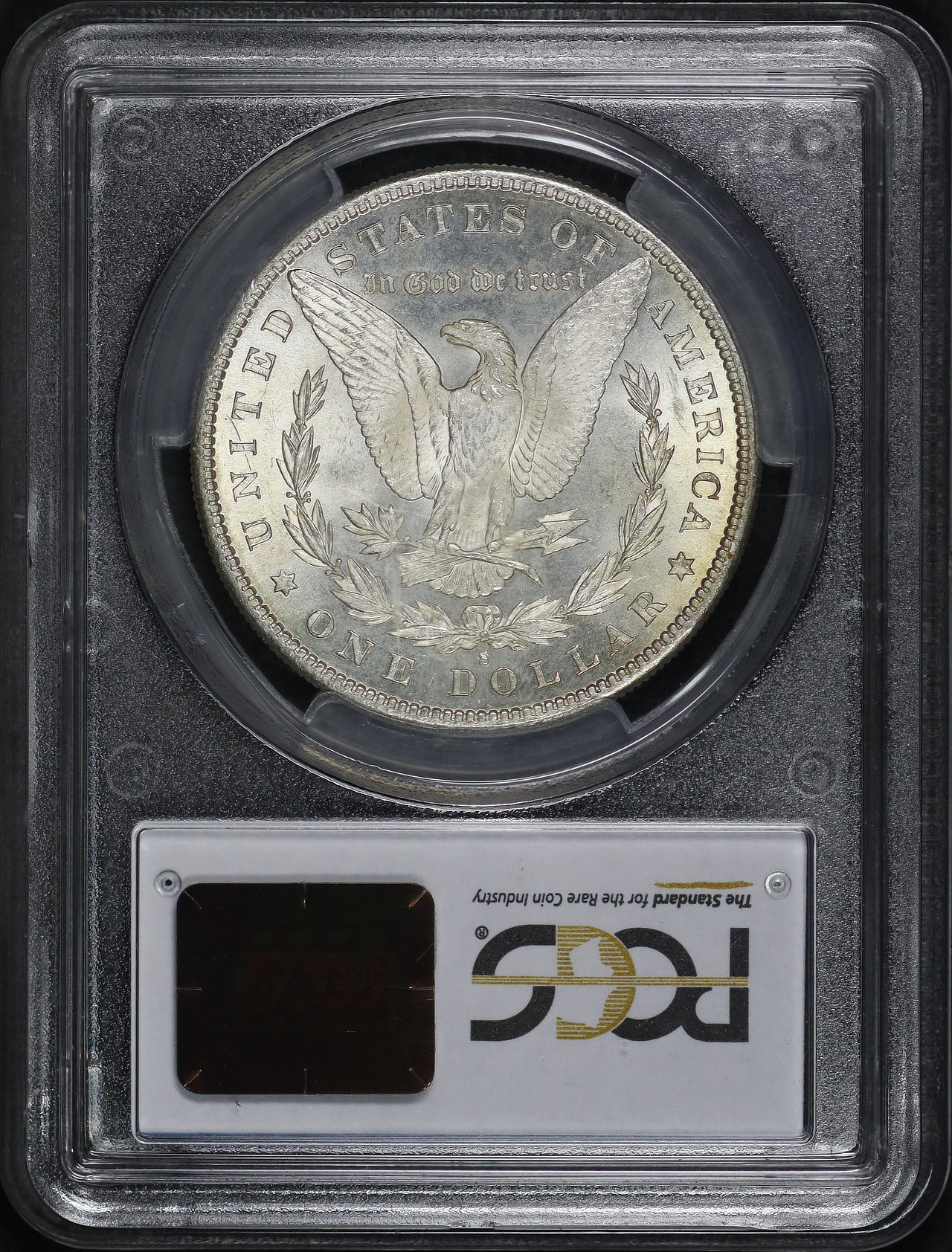 Reverse of this 1880-S Morgan Dollar PCGS MS-65