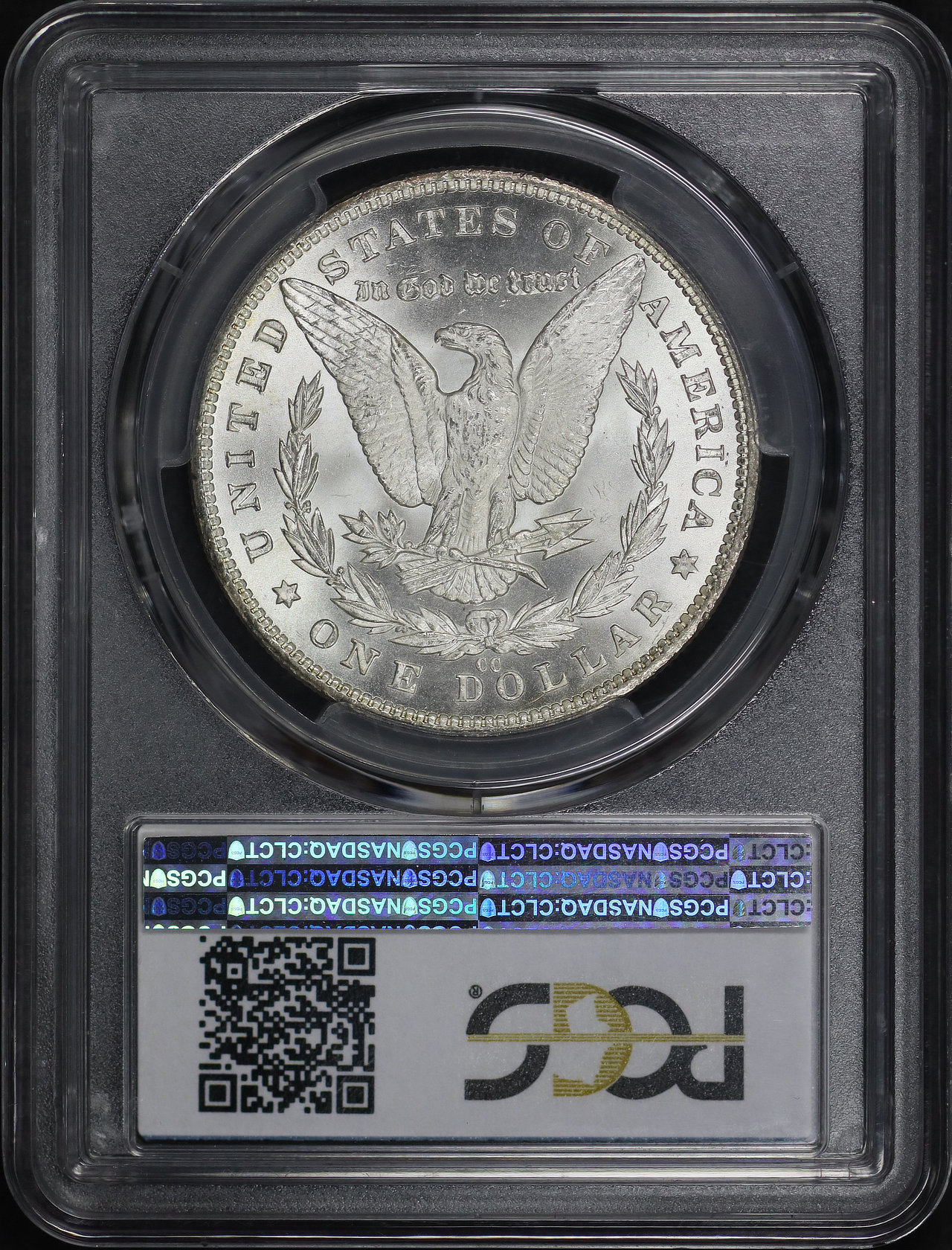 Reverse of this 1881-CC Morgan Dollar PCGS MS-62