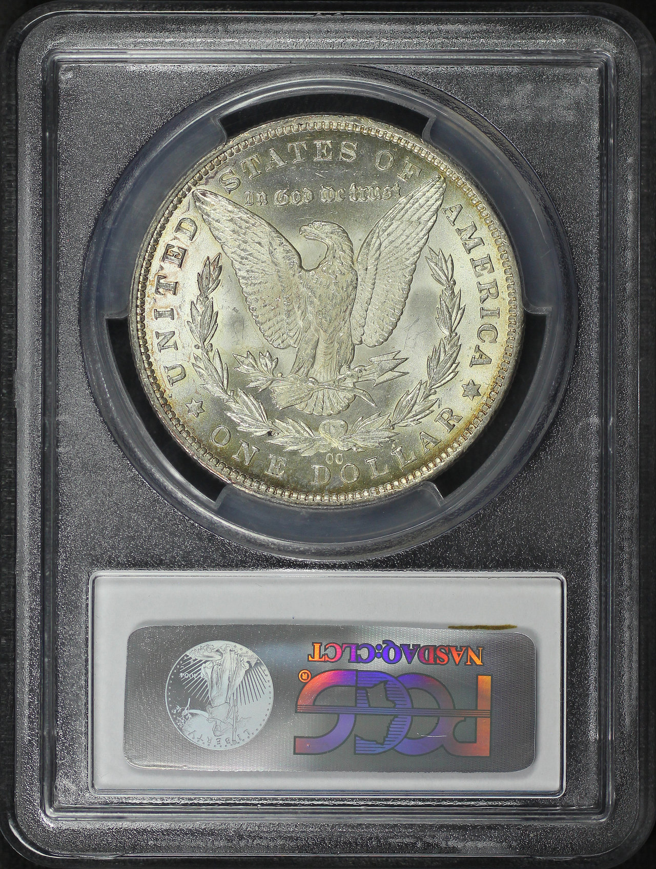 Reverse of this 1881-CC Morgan Dollar PCGS MS-63