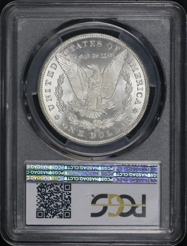 Reverse of this 1881-CC Morgan Dollar PCGS MS-63