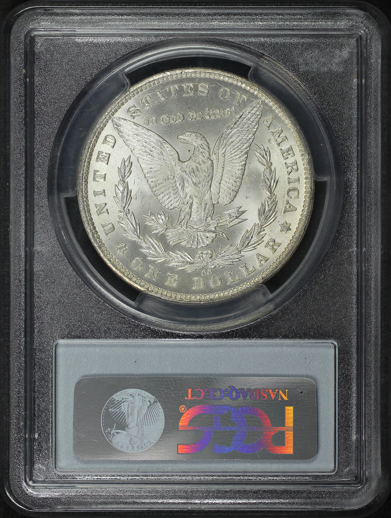 Reverse of this 1881-CC Morgan Dollar PCGS MS-64