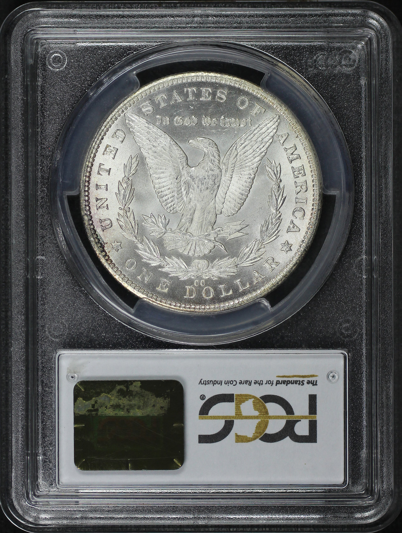 Reverse of this 1881-CC Morgan Dollar PCGS MS-64