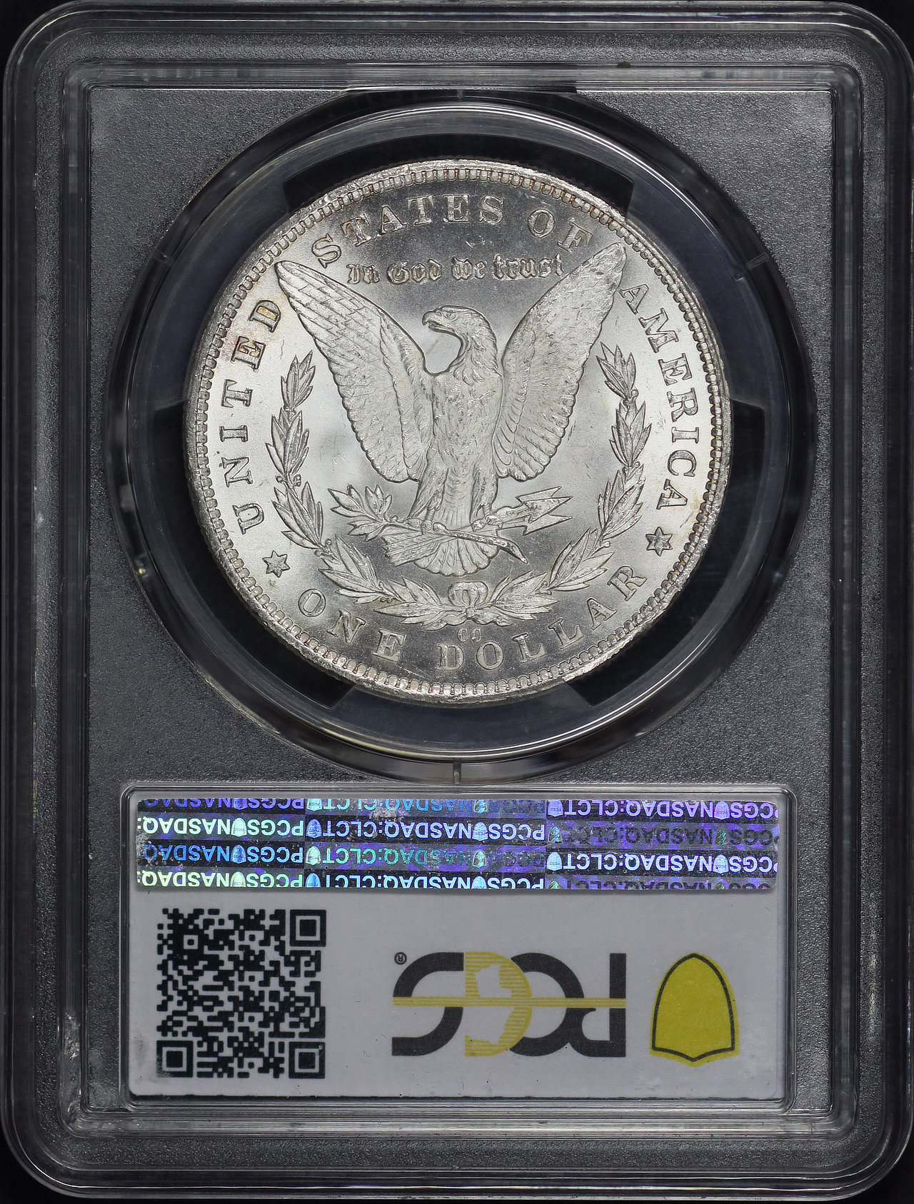 Reverse of this 1881-CC Morgan Dollar PCGS MS-66