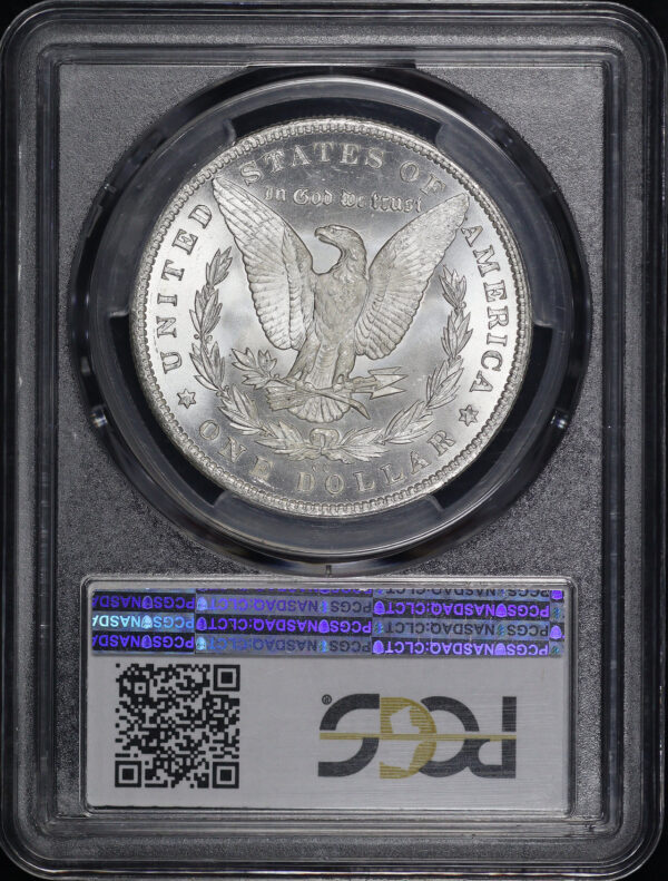 Reverse of this 1881-CC Morgan Dollar PCGS MS-66+ CAC