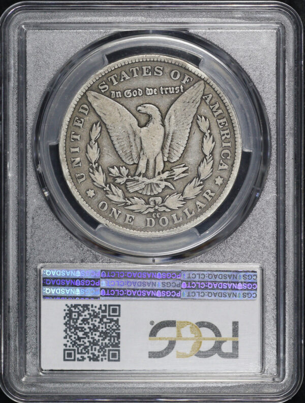 Reverse of this 1882-CC Morgan Dollar PCGS VG-08