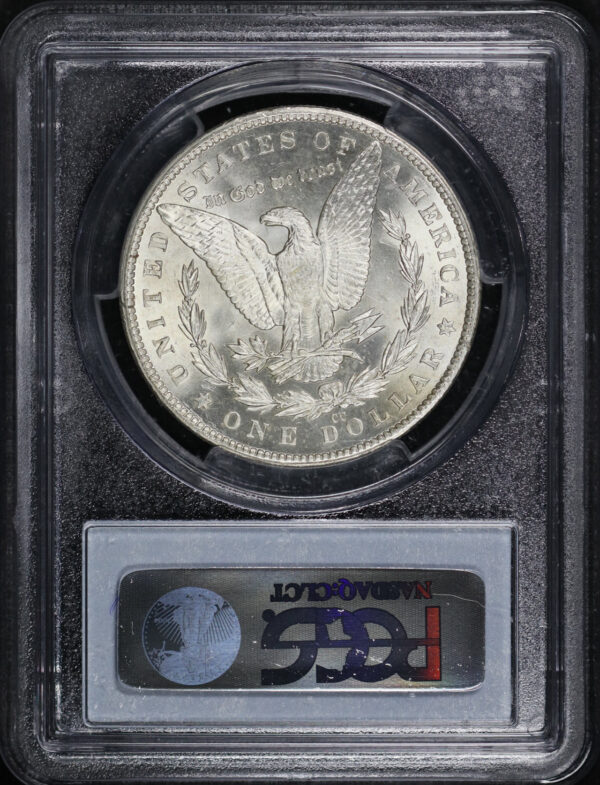 Reverse of this 1882-CC Morgan Dollar PCGS MS-64
