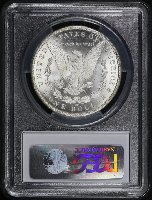 Reverse of this 1882-CC Morgan Dollar PCGS MS-65