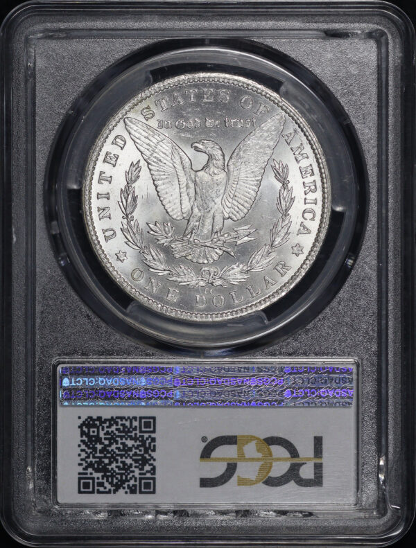 Reverse of this 1882-CC Morgan Dollar PCGS MS-65