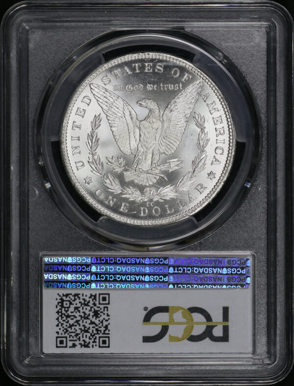 Reverse of this 1882-CC Morgan Dollar PCGS MS-66