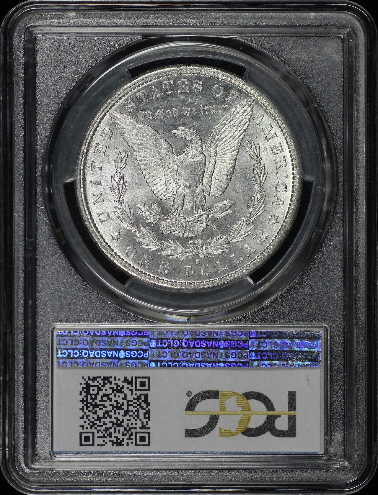 Reverse of this 1882-S Morgan Dollar PCGS MS-62