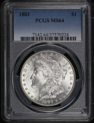 Obverse of this 1883 Morgan Dollar PCGS MS-64