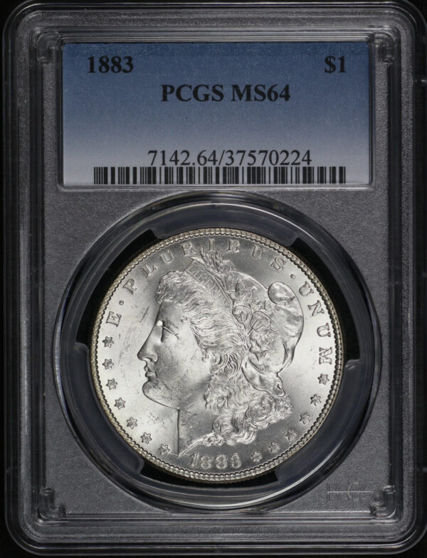Obverse of this 1883 Morgan Dollar PCGS MS-64