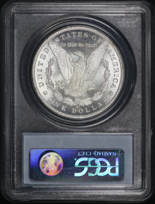 Reverse of this 1883-CC Morgan Dollar PCGS MS-64