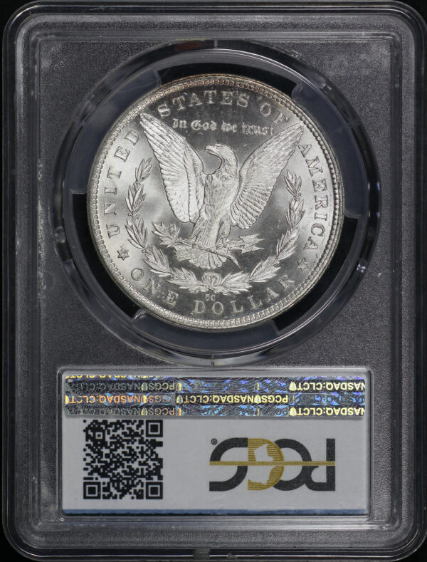Reverse of this 1883-CC Morgan Dollar PCGS MS-65