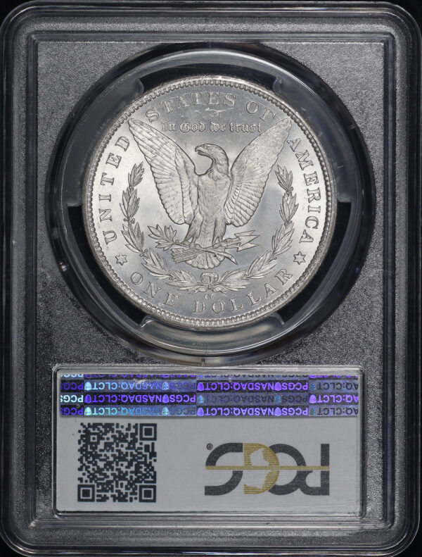 Reverse of this 1883-CC Morgan Dollar PCGS MS-65+ CAC