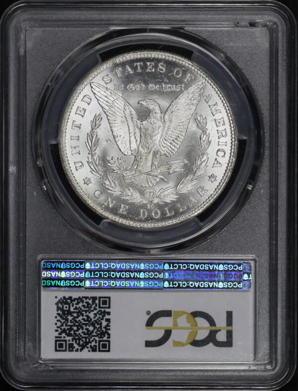 Reverse of this 1883-CC Morgan Dollar PCGS MS-66