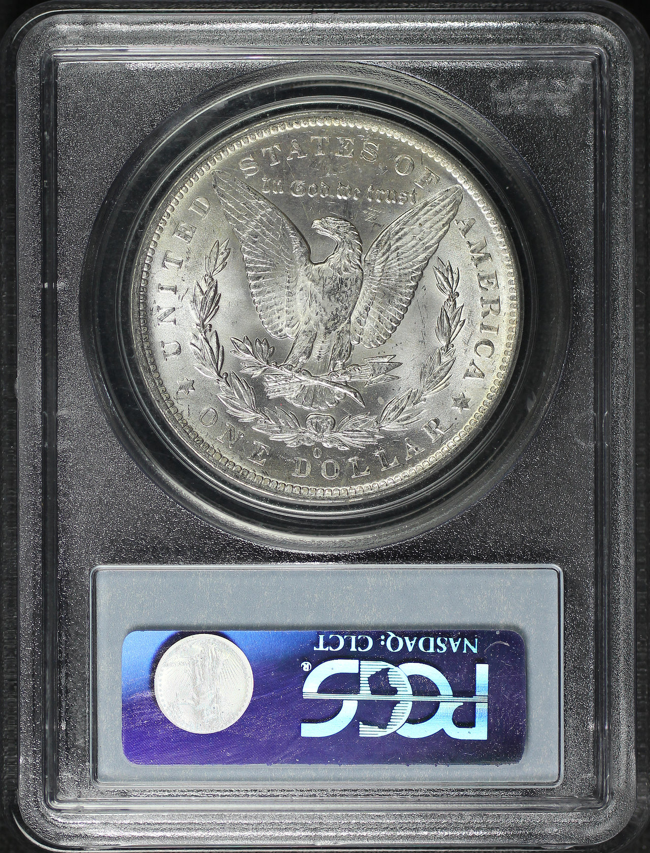 Reverse of this 1883-O Morgan Dollar PCGS MS-63