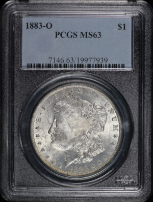 Obverse of this 1883-O Morgan Dollar PCGS MS-63