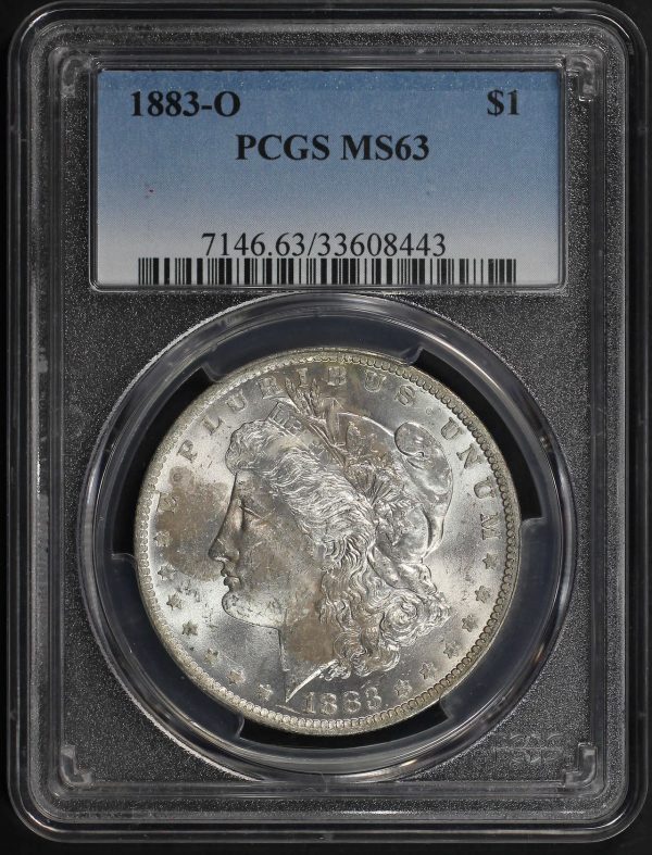 Obverse of this 1883-O Morgan Dollar PCGS MS-63