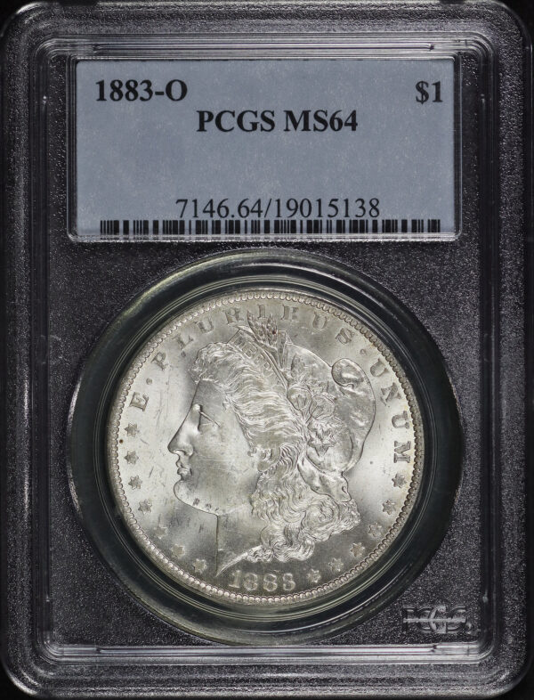 Obverse of this 1883-O Morgan Dollar PCGS MS-64