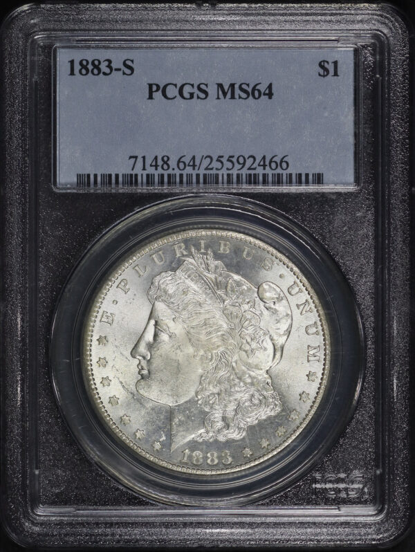 Obverse of this 1883-S Morgan Dollar PCGS MS-64
