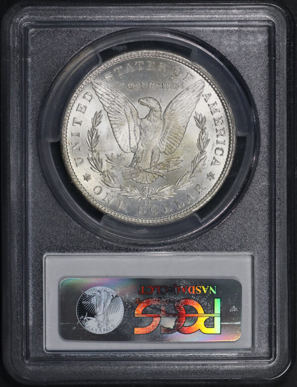 Reverse of this 1884-CC Morgan Dollar PCGS MS-63