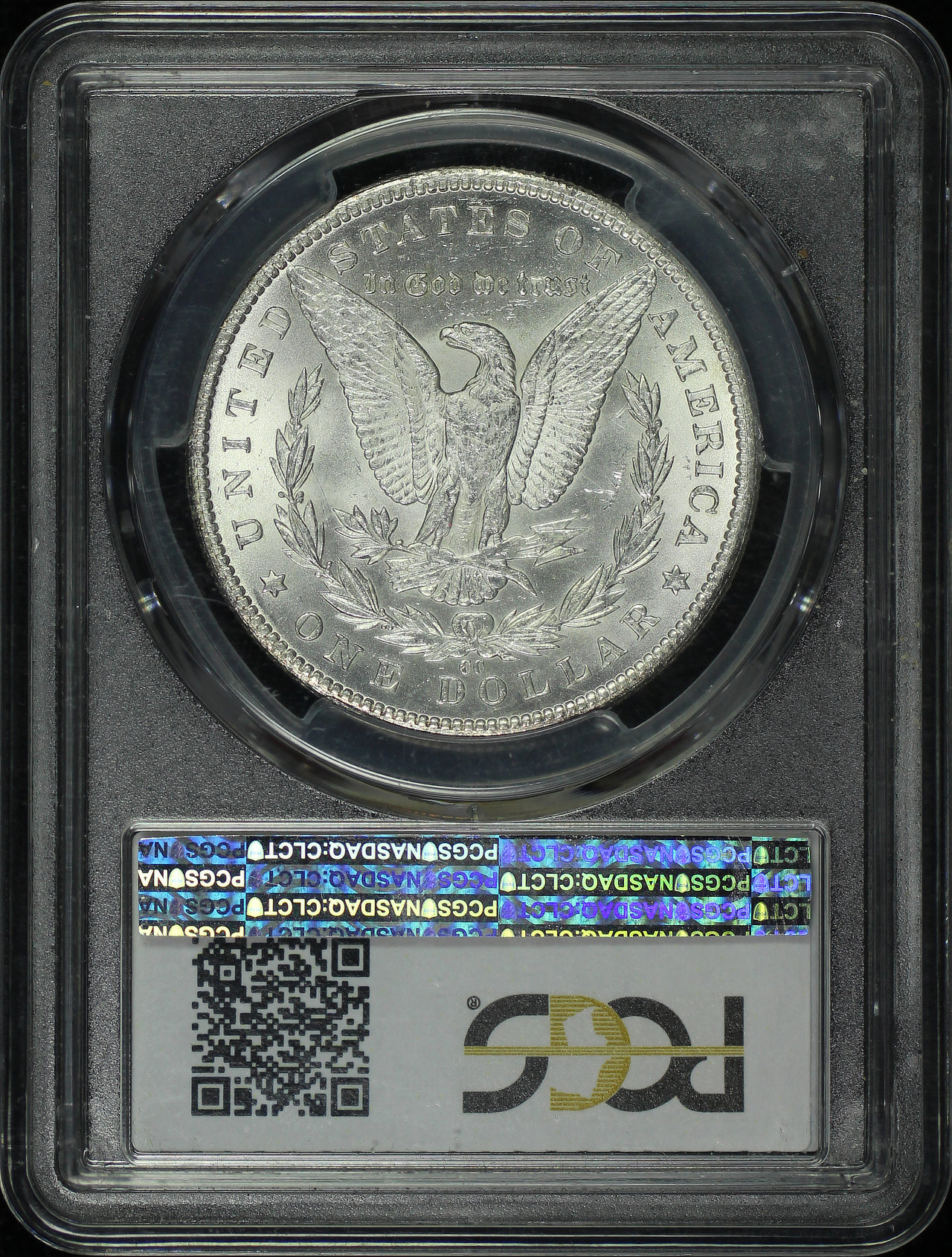 Reverse of this 1884-CC Morgan Dollar PCGS MS-63