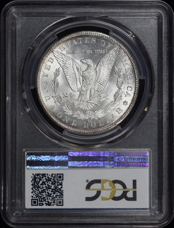 Reverse of this 1884-CC Morgan Dollar PCGS MS-63