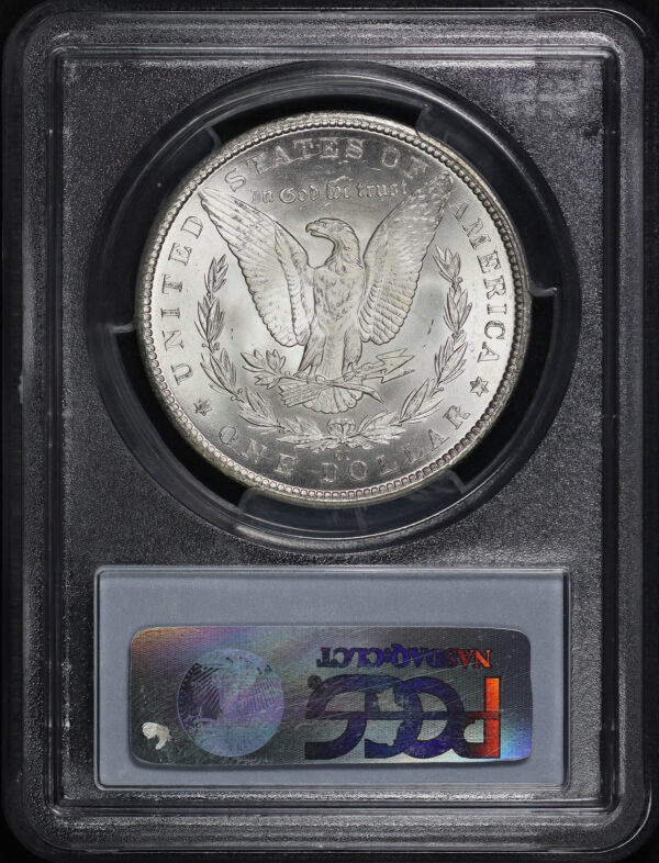 Reverse of this 1884-CC Morgan Dollar PCGS MS-65