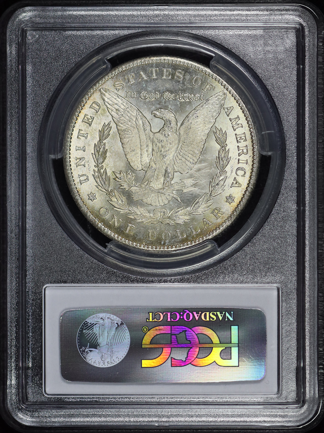 Reverse of this 1884-CC Morgan Dollar PCGS MS-65