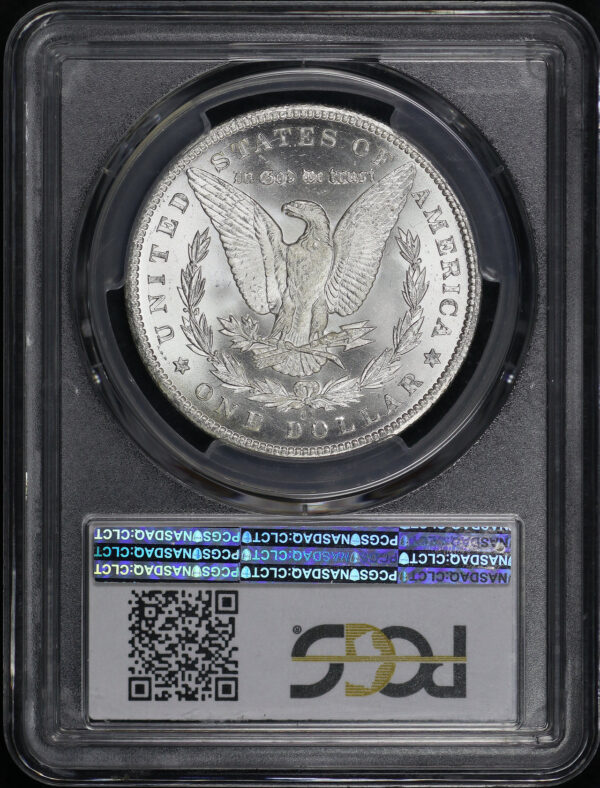 Reverse of this 1884-CC Morgan Dollar PCGS MS-66