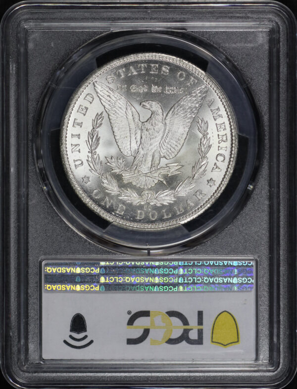 Reverse of this 1884-CC Morgan Dollar PCGS MS-67+ CAC