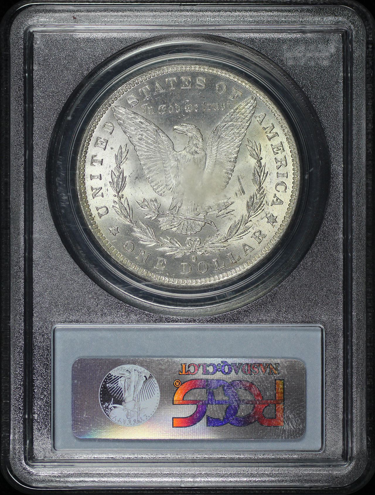 Reverse of this 1884-O Morgan Dollar PCGS MS-63