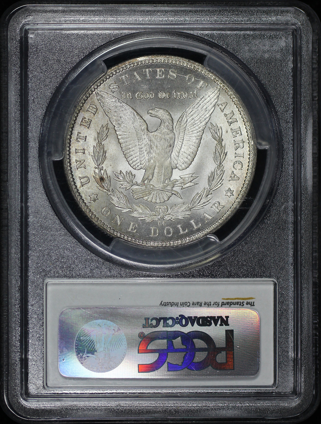 Reverse of this 1885-CC Morgan Dollar PCGS MS-63