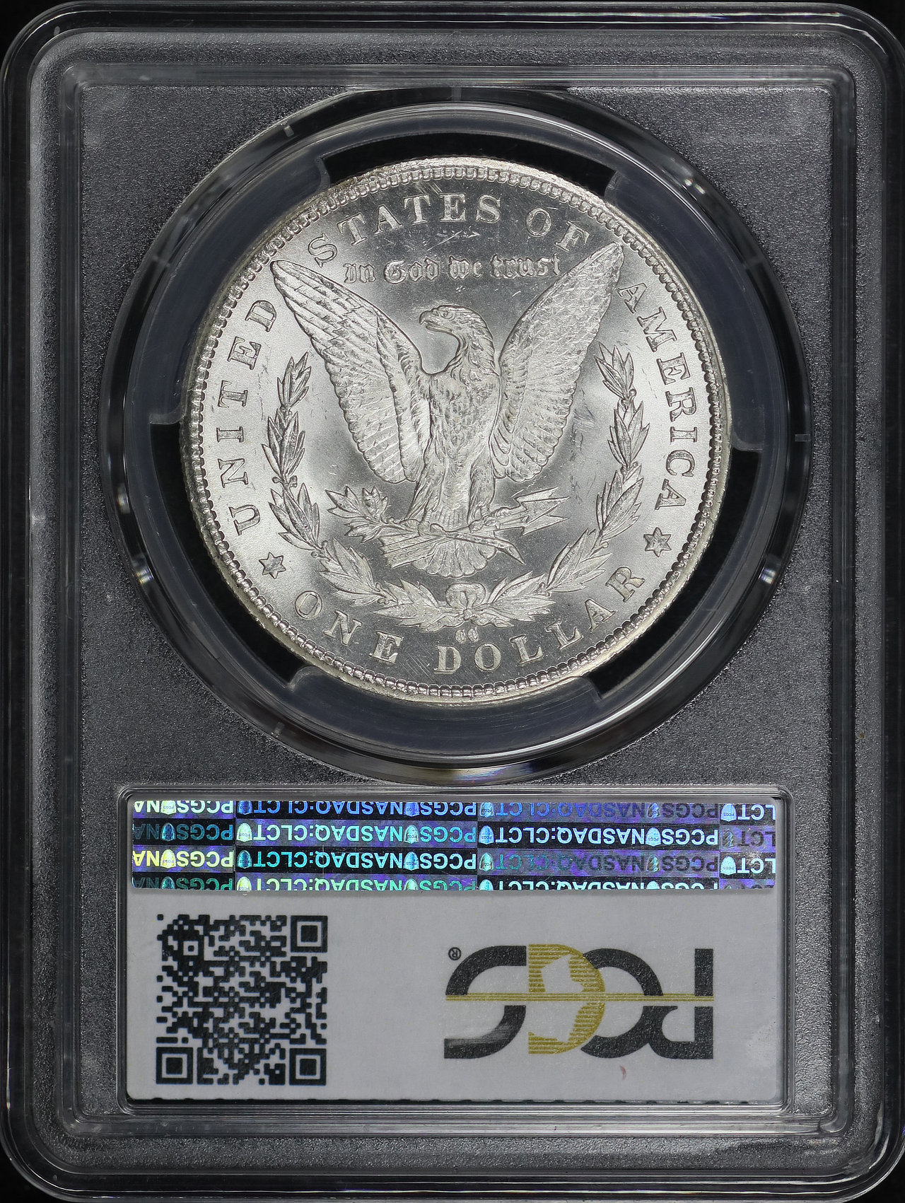 Reverse of this 1885-CC Morgan Dollar PCGS MS-64