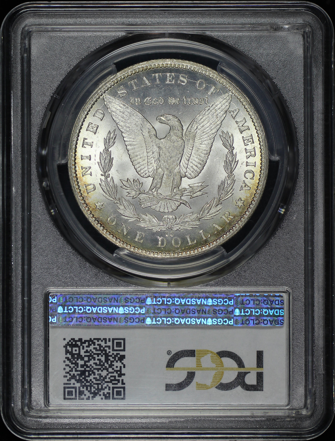 Reverse of this 1885-CC Morgan Dollar PCGS MS-67