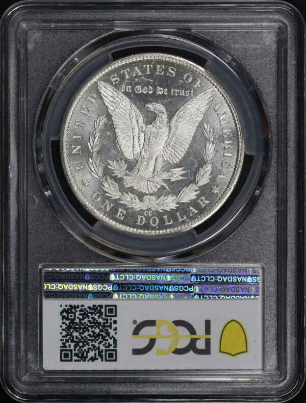 Reverse of this 1885-CC Morgan Dollar PCGS MS-66 PL