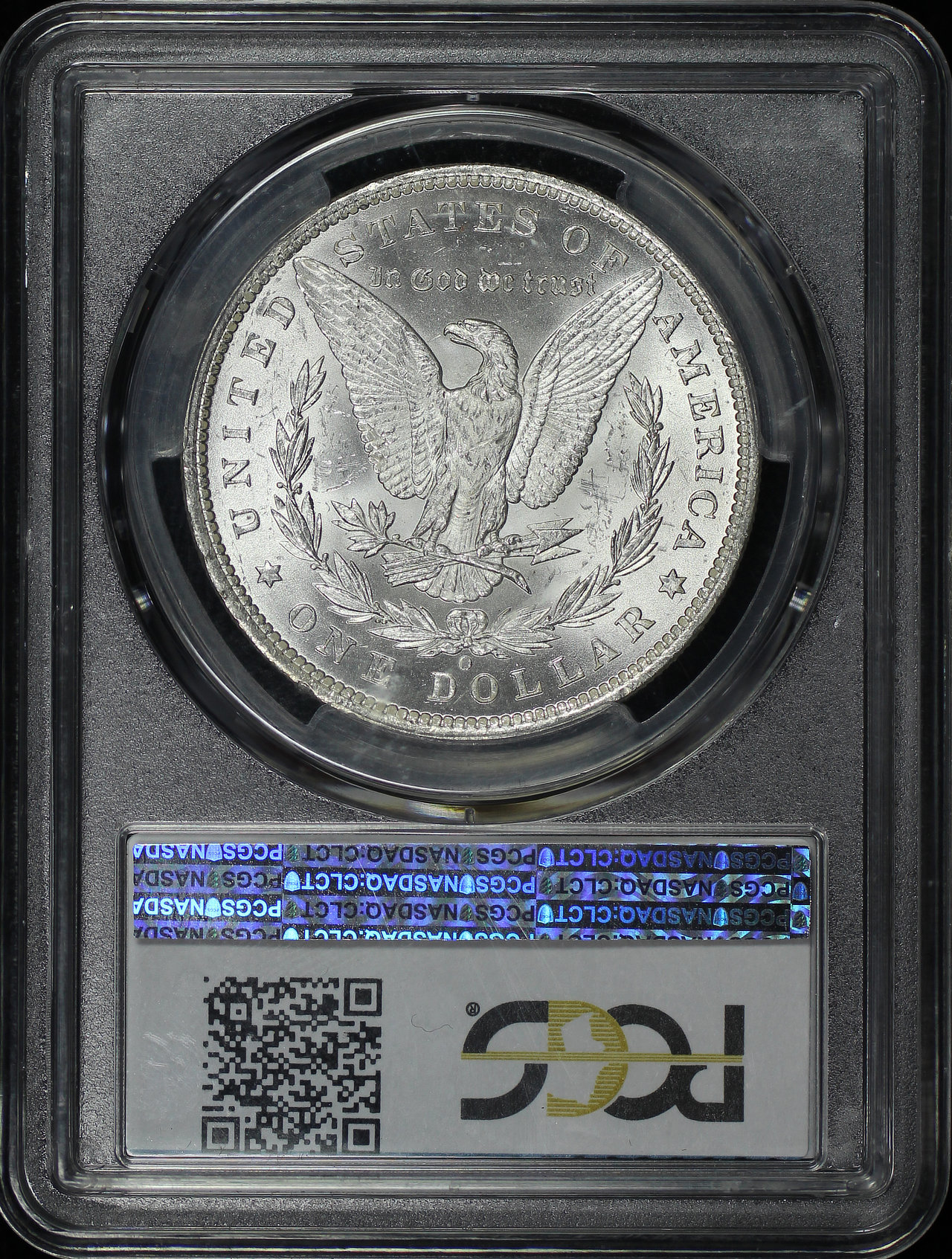 Reverse of this 1885-O Morgan Dollar PCGS MS-63