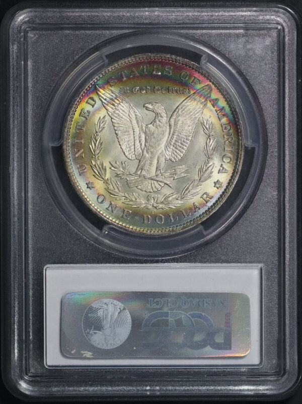Reverse of this 1885-O Morgan Dollar PCGS MS-65