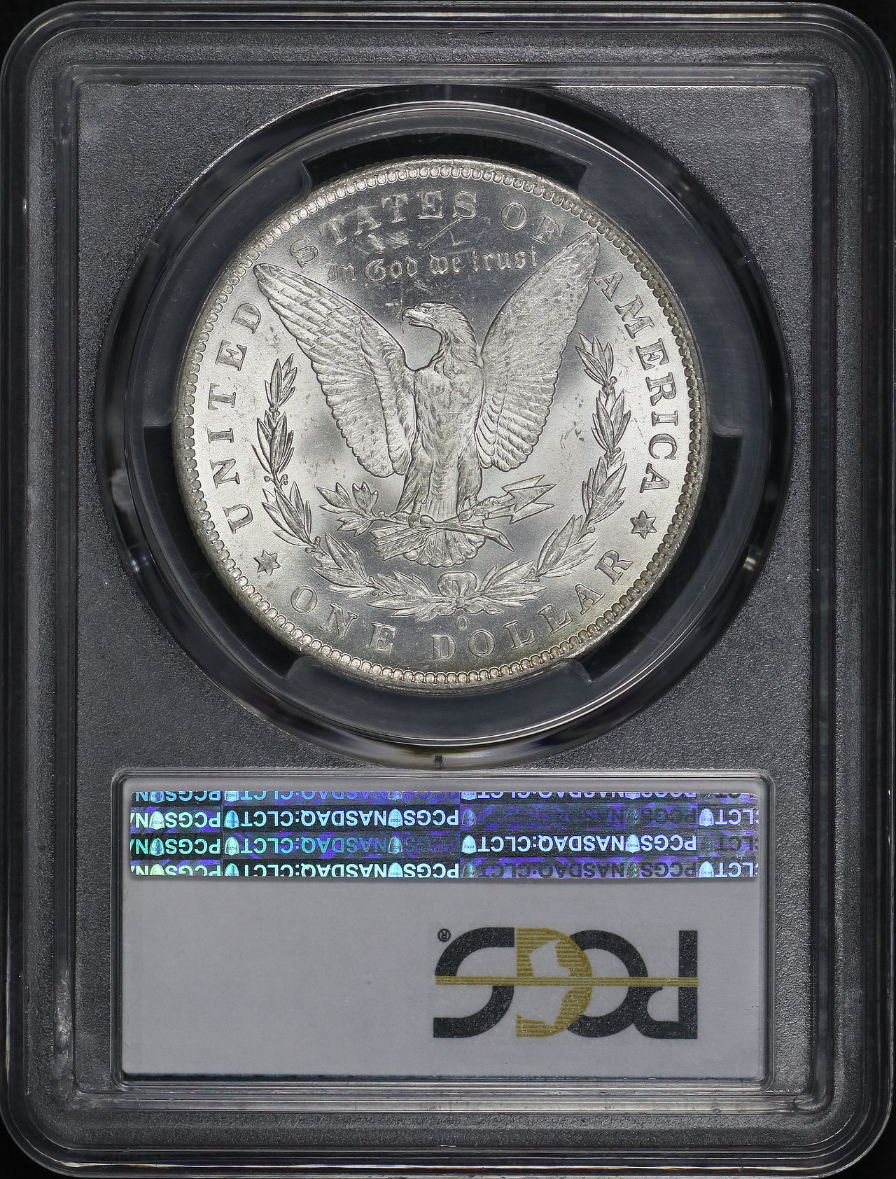 Reverse of this 1885-O Morgan Dollar PCGS MS-65